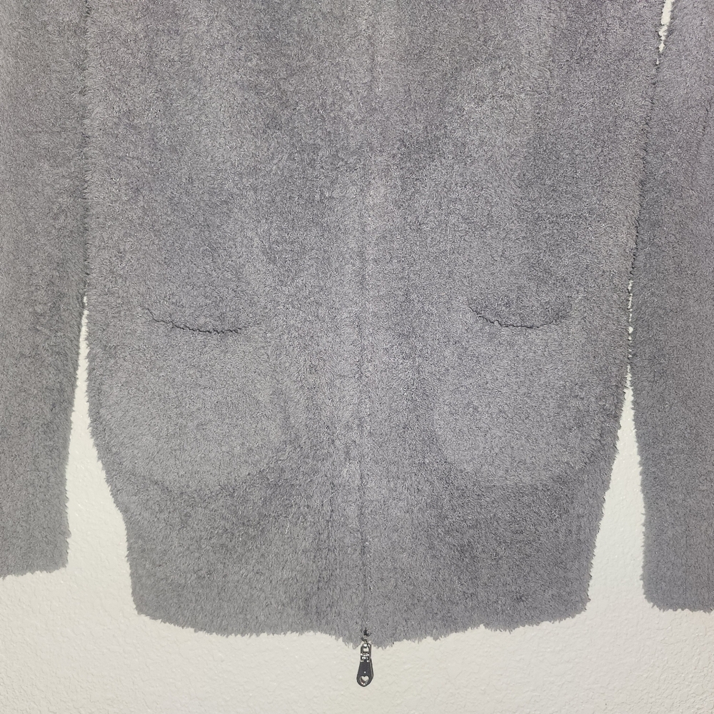 NWT POL "RARE Teddy Bear Ears🐻 Double Zip-up Hooded Sweater w/Pockets" 🩶 Small - Picture 7 of 11
